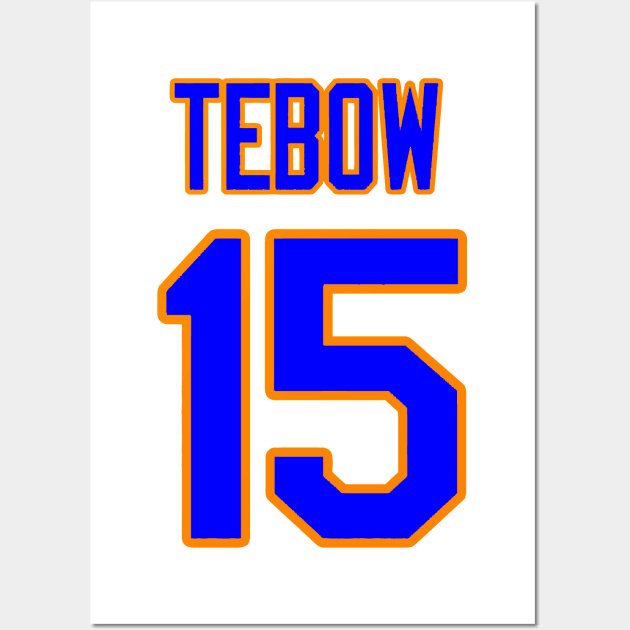 Tebow 15 Wall Art by Rundown